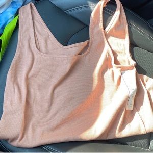 Brown tank top